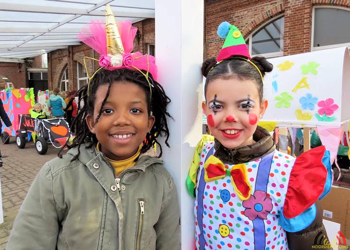 Kinderen tijdens carnaval